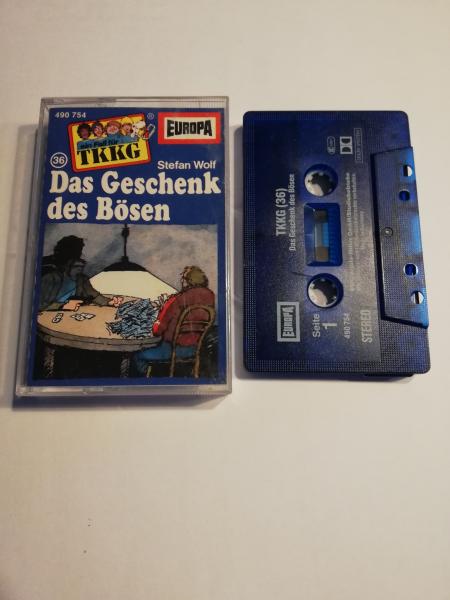 TKKG Folge 36 Das Geschenk des Bösen Dunkelmattblau 490754-209 Europa